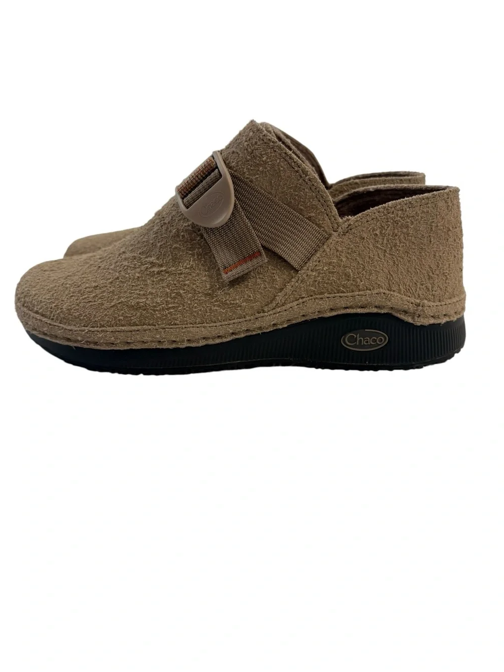 Chaco Paonia Minimalist Rugged Slip-On Clogs Shoes Tan Wool Lined Women’s Sz9